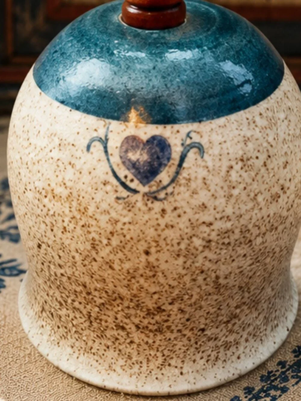 Vintage Artisan Mexican Tonala Sandstone Pottery Hand Bell Collectibles